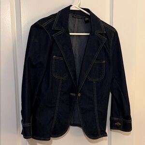 Apostrophe Dark Blue Denim Jacket